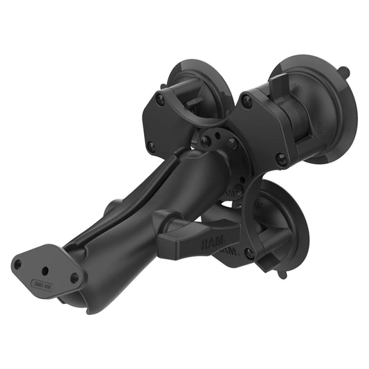 RAM Suction Cup Base - Triple Cup with medium arm and Diamond base - 1.5" Ball