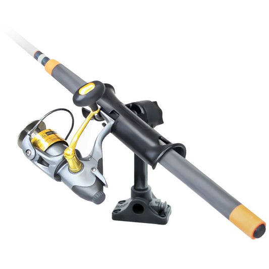 RAP-390-BMPU RAM® Tube Jr.™ Rod Holder with Bulkhead/Flat Surface Base - 6" Post