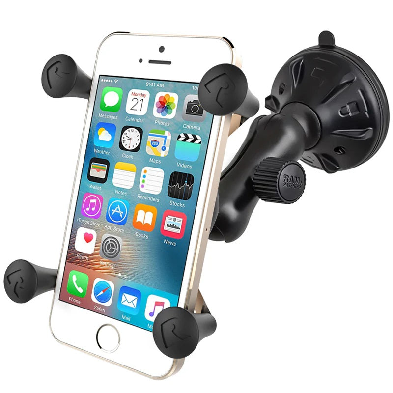 RAP-B-166-2-UN7U RAM® X-Grip® Phone Mount with Twist-Lock™ Low Profile Suction Cup