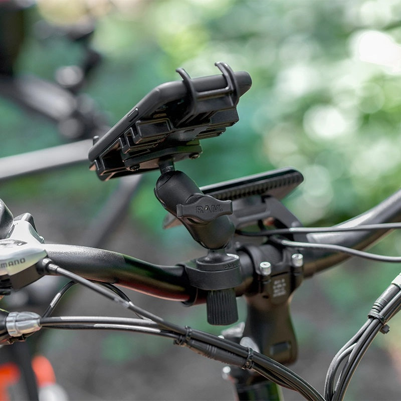 RAM Quick-Grip Phone Mount with Tough-Strap Handlebar Base