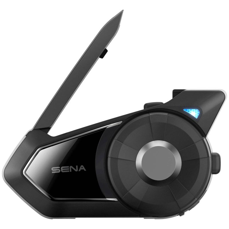 Sena 30k Bluetooth Comm System with Mesh & HD Speaker with aerial deployed 
