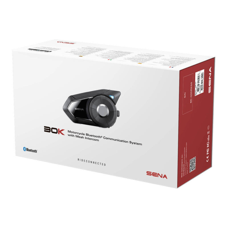 Sena 30k Bluetooth Comm System with Mesh & HD Speaker box 