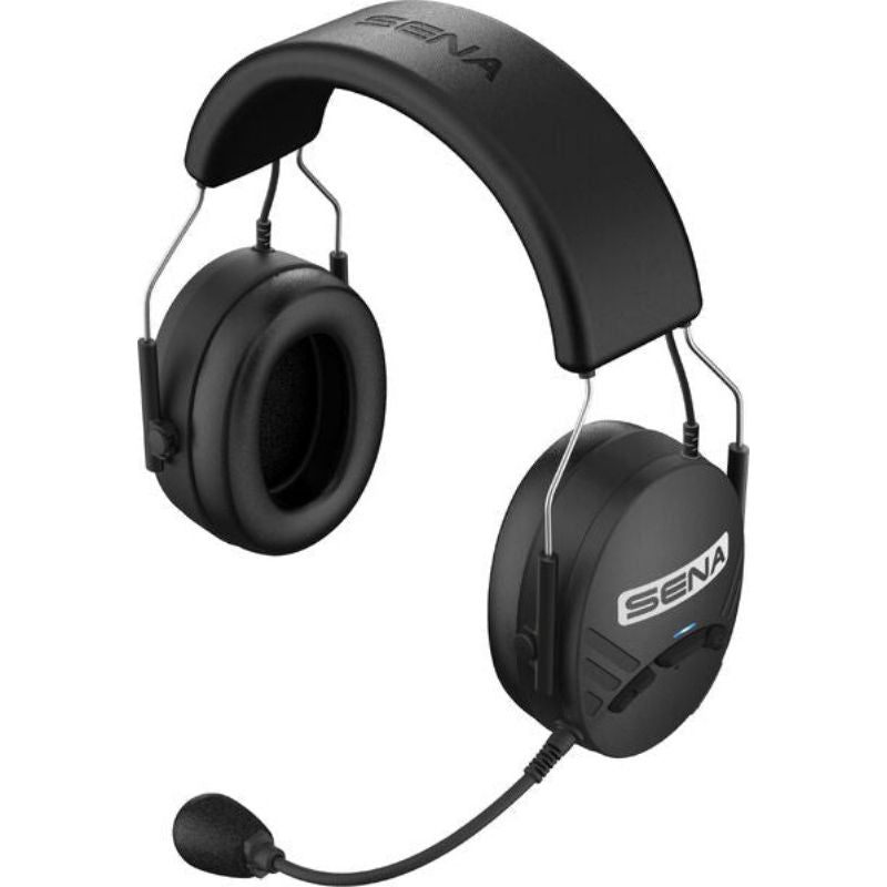 Sena TUFFTALK-LITE2-01 over-the-head Bluetooth intercom earmuff, front view