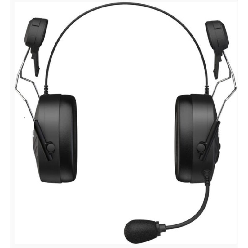 Sena TUFFTALK-LITE2-02 hard hat mount Bluetooth intercom earmuff, detail view