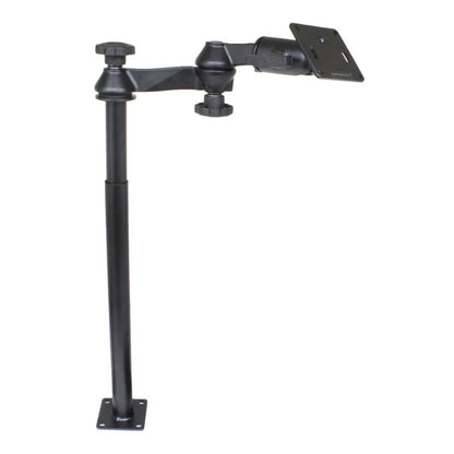 RAM Tele-Pole with 18" lower and 8" Upper Poles, Swing arms and 75x75mm VESA Plate