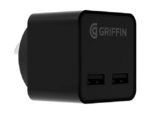Griffin PowerBlock Dual USB-A 12W and 5W