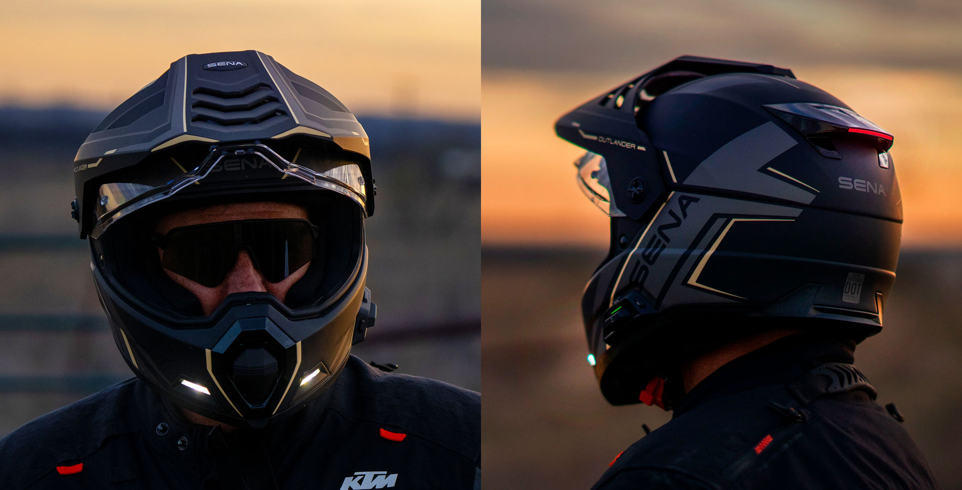 Sena Outlander with Visor 