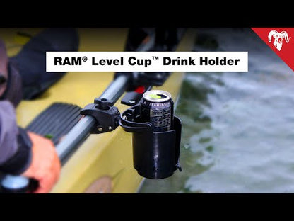 RAM Drink Holder - Self-Leveling with Magnetic Base and Arm
