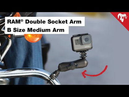 RAM® B Size Medium Double Socket Arm video