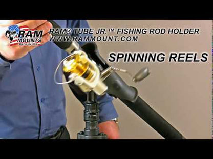 RAM Marine Fishing Rod Holder - Quick Release Ram Tube Jr. Rod Holder + Base