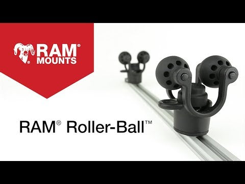 RAM® Roller-Ball™ Holder for Paddles, Nets, Gaff Hooks & More