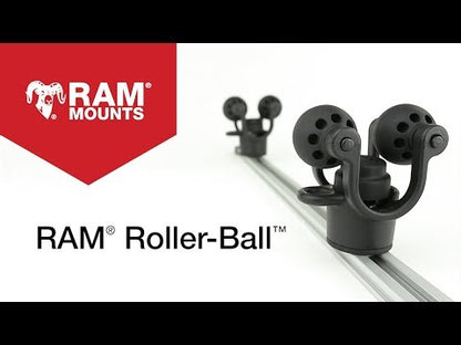 RAM® Roller-Ball™ Holder for Paddles, Nets, Gaff Hooks & More
