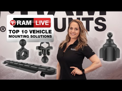 RAM Top 10 Vehicle Mounts including Tough-Wedge 