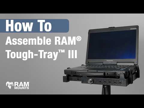 RAM Tough-Tray III Spring Loaded Laptop Tray