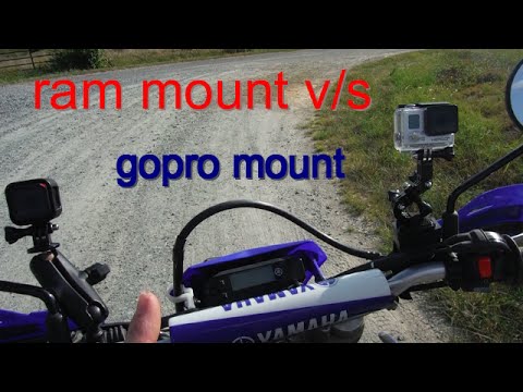 Video comparison of ram mount vs gopro mount