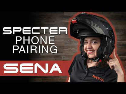 Sena Specter Smart Modular Touring Helmet - Matte Black