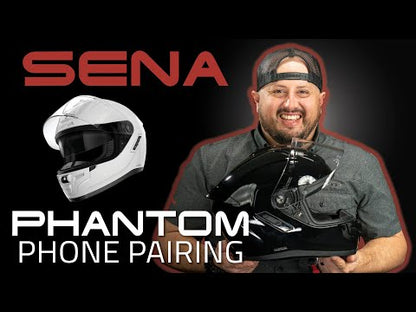 Sena Phantom Smart Helmet with Mesh Comms - Phone Pairing