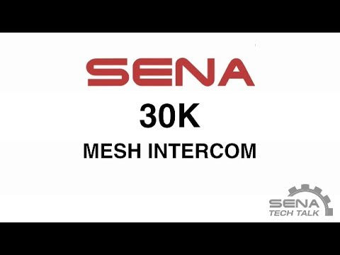 Sena 30k Bluetooth Comm System with Mesh & HD Speaker