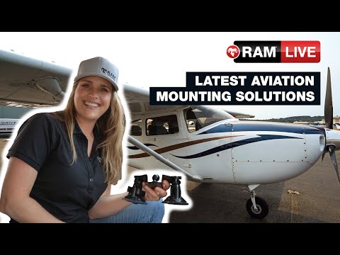 RAM video of LATEST AVIATION MOUNTING SOLUTIONS including double suction cup base 