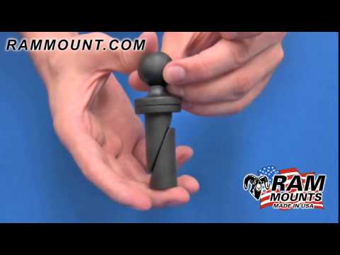 RAM Wedge Base with 1" Ball video 