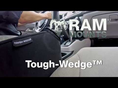 RAM Tough Wedge™ Temporary Rugged Vehicle Mount for any Phone or Tablet