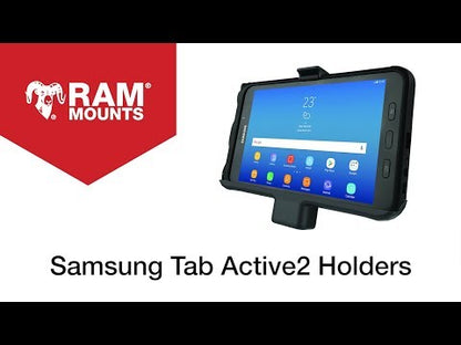 RAM EZ-Roll'r Cradle for Samsung Galaxy Tab Active - Powered with Backing Plate