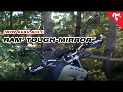 RAM Tough-Mirror Kit with M10-1.25 Bases + Reverse Adapter - Long Arm