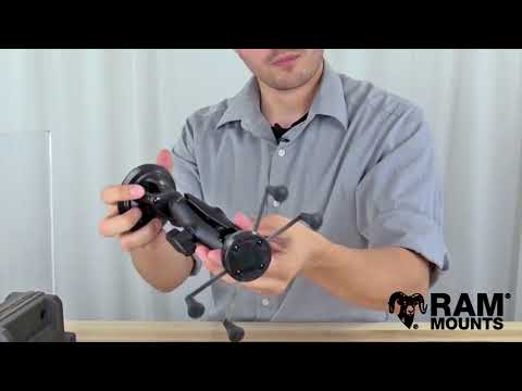 RAM® Twist Lock™ Suction Cup Mount with RAM® X Grip® Large Phone tablet Holder