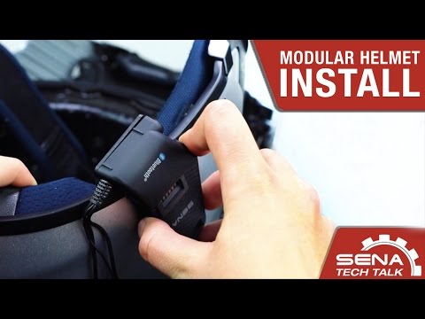 Sena Tech Talk video Helmet Install: Sena 10S on a Helmet