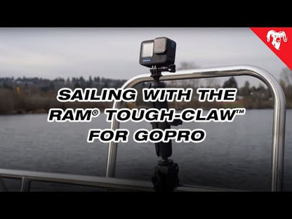 RAM Action Camera / GoPro Mount with Tough-Claw Base (small) - short arm