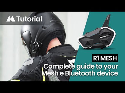 Midland BT R1 mesh intercom - complete guide - smartphone pairing, intercom pairing, mesh system 