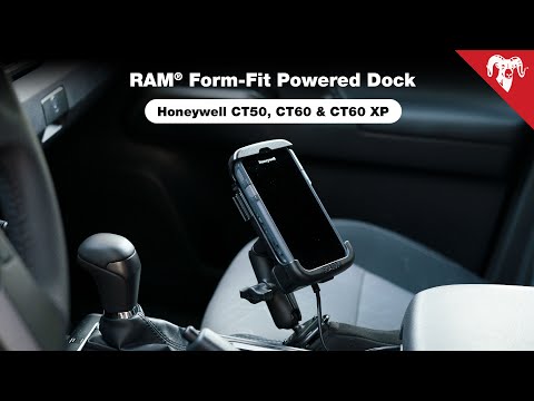 RAM Form-Fit Powered Dock for Honeywell CT50, CT60 & CT60 XP video 