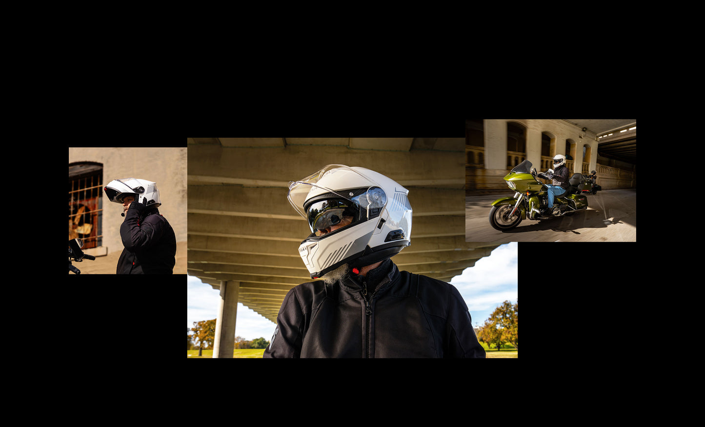 Sena Specter Smart Modular Touring Helmet - Gloss White