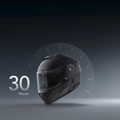 Sena Specter smart helmet 30 hour battery life 