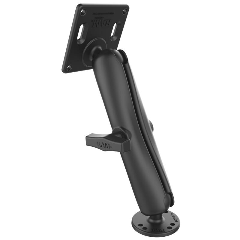 RAM-101U-D-2461 RAM® Double Ball Mount with 75x75mm VESA Plate