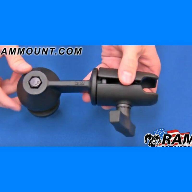 RAM Marine Swing Arm with Swivel Open Socket (1.5" C Series)