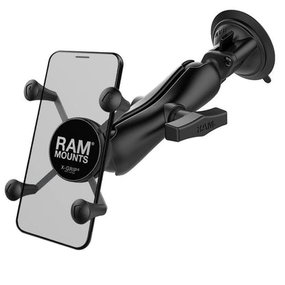 RAM X-Grip Universal SmartPhone Cradle - Suction Cup Base - C Series Arm