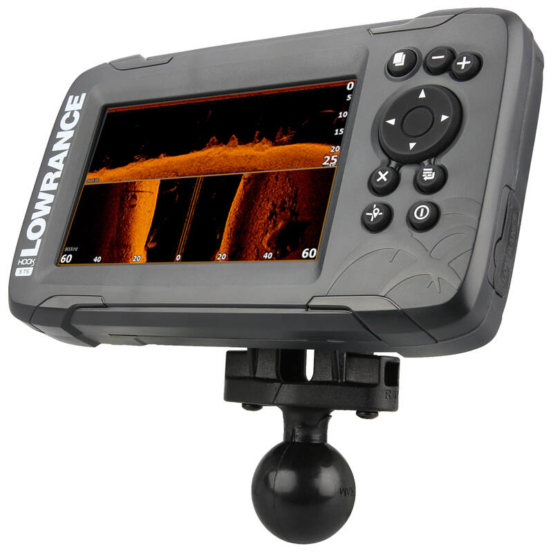 RAM-202-LO12 RAM® Ball Adaptor on Lowrance Hook² 