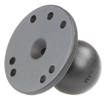 RAM Double Socket Arm with Round Base - C Series (1.5" Ball) - Medium length