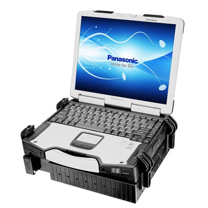 RAM Tough-Tray Universal Laptop Holder with Drill Down Vertical Mount