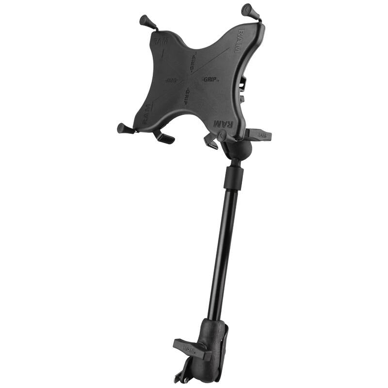 RAM X-Grip Universal Cradle for 10" Tablets with Wheelchair Seat Track Mount