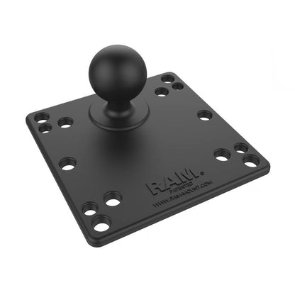 RAM Square VESA Base Plate  - 120mm square - C Size 1.5" Ball - No Spacers