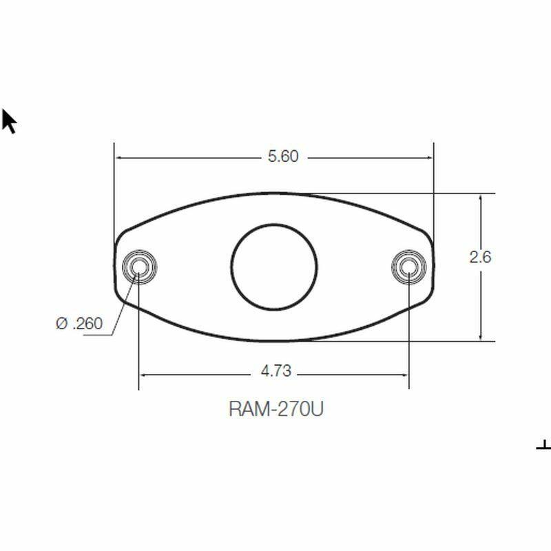 RAM John Deere Mounting Base