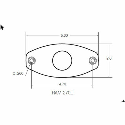 RAM John Deere Mounting Base