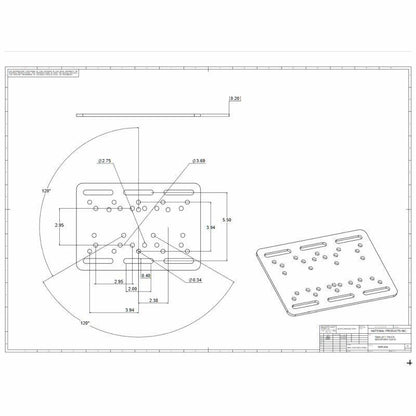 RAM Forklift Overhead Guard Plate