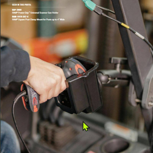 RAM Scanner Gun Holder - Power-Grip Universal Holder - with Square Pos ...