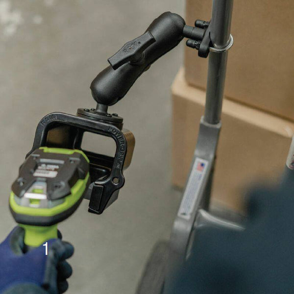 RAM Scanner Gun Holder - Power-Grip Universal Holder - with U Bolt Bas ...