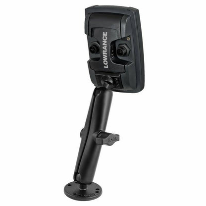 RAM Marine Lowrance Electronics Base - with Long Arm - "LIGHT USE"