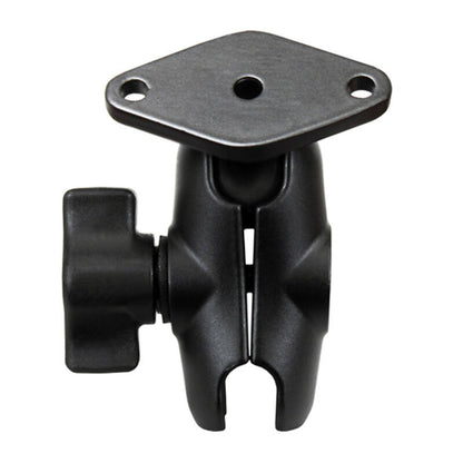 RAM Double Socket Arm with Diamond Base Plate - B Series (1" Ball) - Short