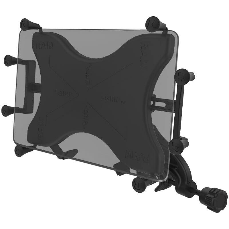 RAM X-Grip Universal Cradle for 10" Tablets with Yoke Clamp Mount